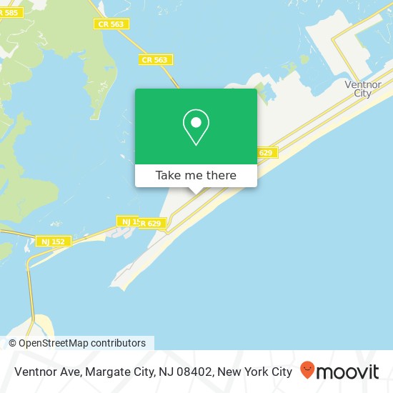 Ventnor Ave, Margate City, NJ 08402 map