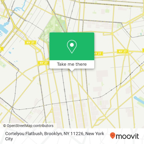 Cortelyou Flatbush, Brooklyn, NY 11226 map