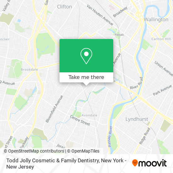 Mapa de Todd Jolly Cosmetic & Family Dentistry