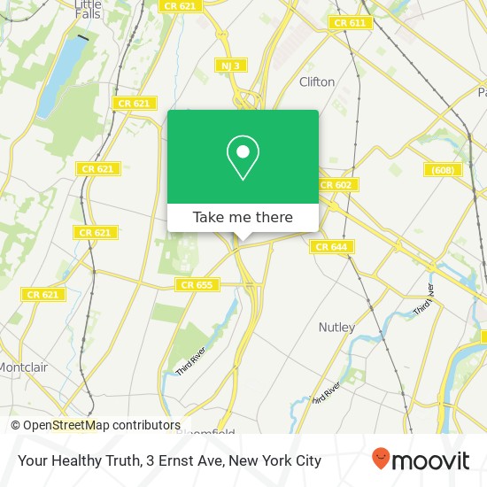 Mapa de Your Healthy Truth, 3 Ernst Ave