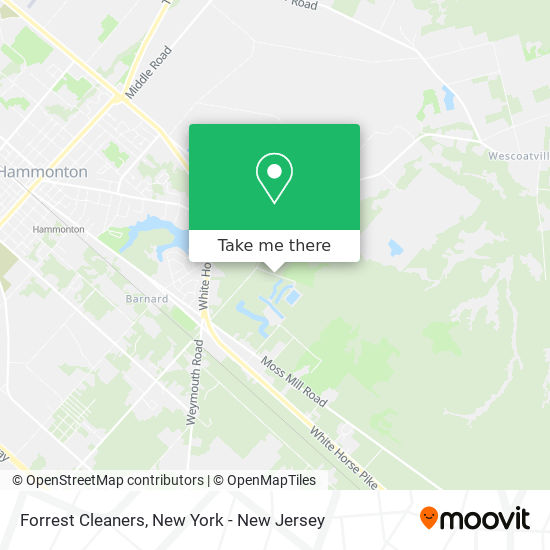 Forrest Cleaners map