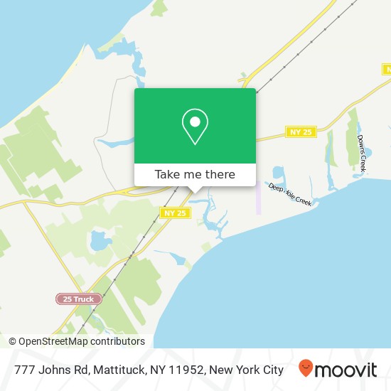 Mapa de 777 Johns Rd, Mattituck, NY 11952