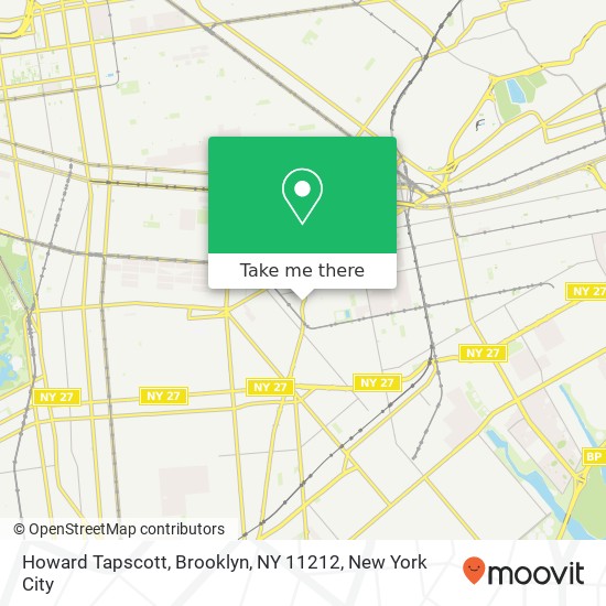 Howard Tapscott, Brooklyn, NY 11212 map