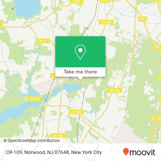 CR-109, Norwood, NJ 07648 map