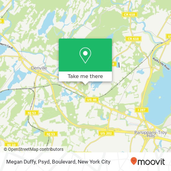 Mapa de Megan Duffy, Psyd, Boulevard