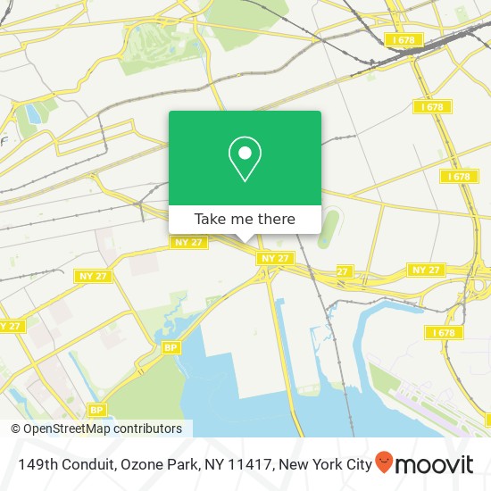 Mapa de 149th Conduit, Ozone Park, NY 11417