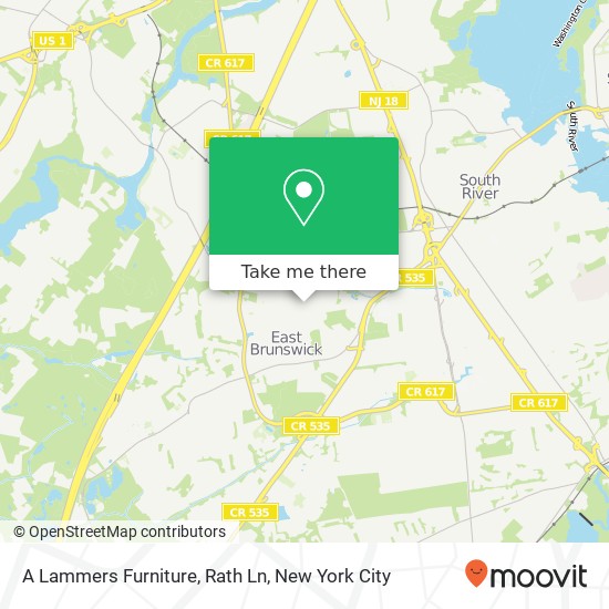 Mapa de A Lammers Furniture, Rath Ln