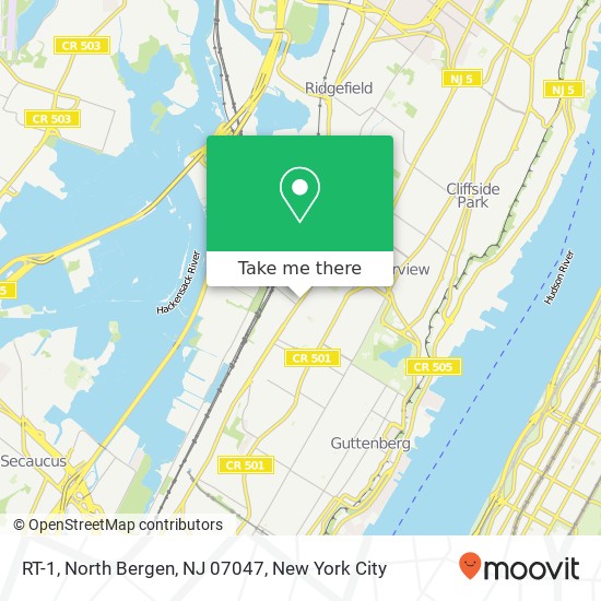 RT-1, North Bergen, NJ 07047 map