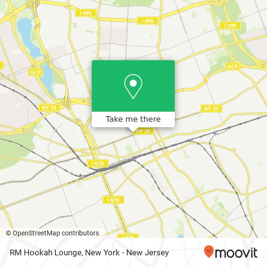 Mapa de RM Hookah Lounge