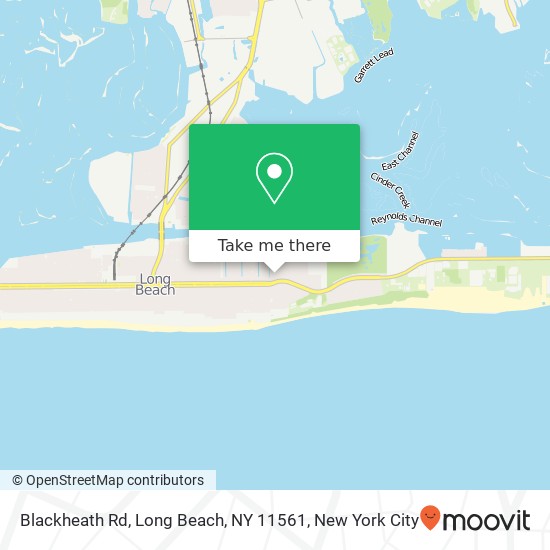 Mapa de Blackheath Rd, Long Beach, NY 11561