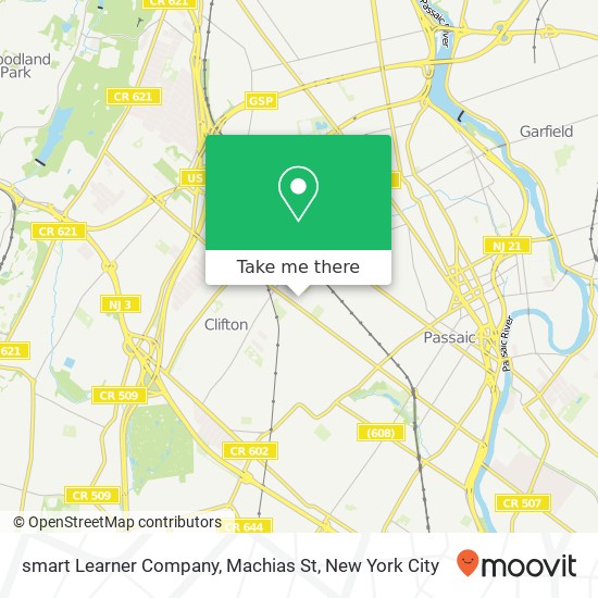 smart Learner Company, Machias St map