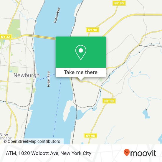 Mapa de ATM, 1020 Wolcott Ave