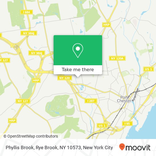 Phyllis Brook, Rye Brook, NY 10573 map