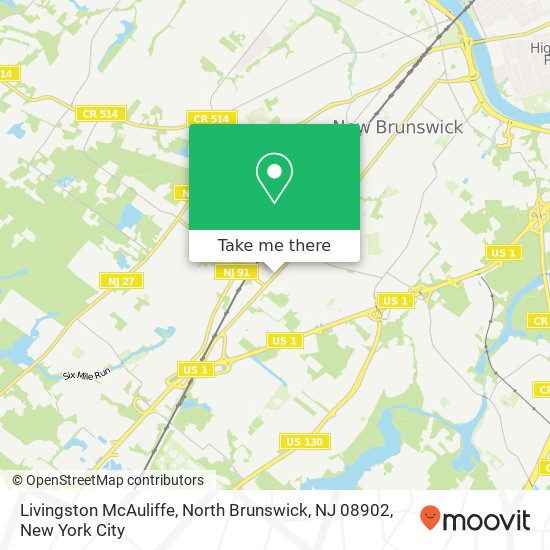 Livingston McAuliffe, North Brunswick, NJ 08902 map