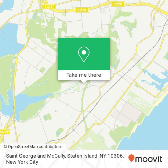 Mapa de Saint George and McCully, Staten Island, NY 10306