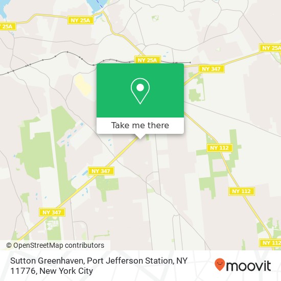 Mapa de Sutton Greenhaven, Port Jefferson Station, NY 11776