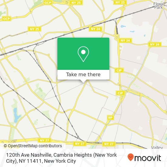 120th Ave Nashville, Cambria Heights (New York City), NY 11411 map