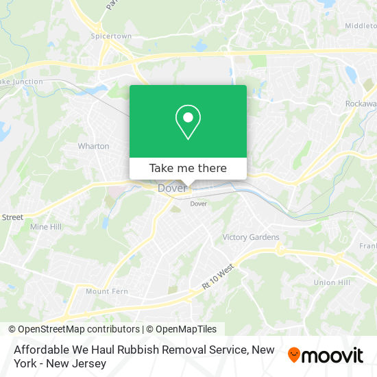 Affordable We Haul Rubbish Removal Service map