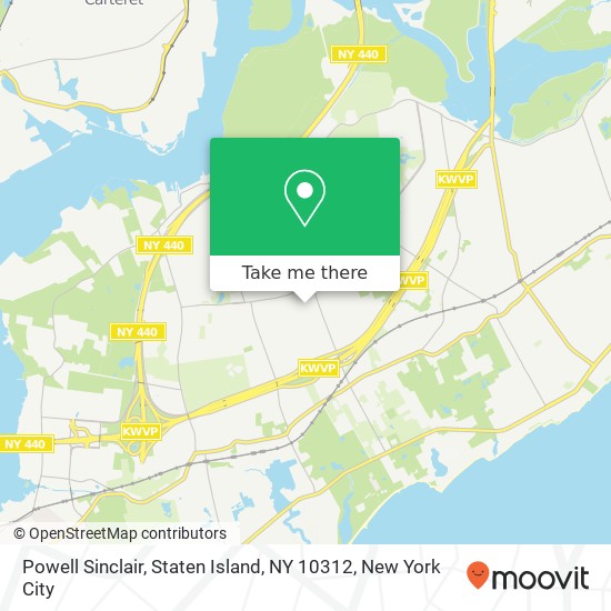 Powell Sinclair, Staten Island, NY 10312 map