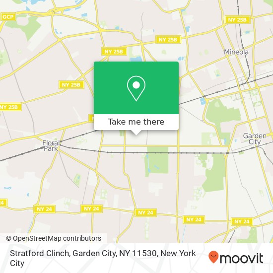 Stratford Clinch, Garden City, NY 11530 map