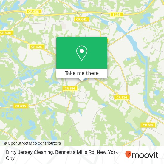 Dirty Jersey Cleaning, Bennetts Mills Rd map