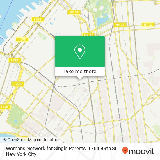 Mapa de Womans Network for Single Parents, 1764 49th St
