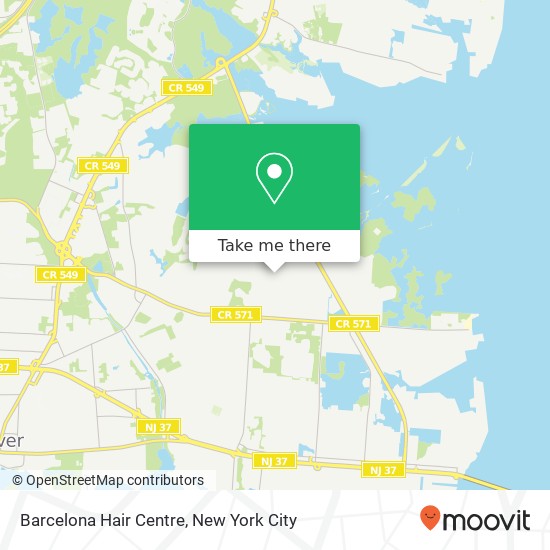 Barcelona Hair Centre map