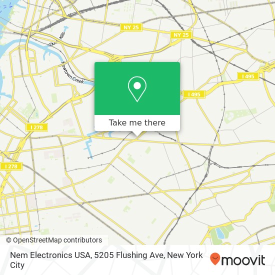 Nem Electronics USA, 5205 Flushing Ave map