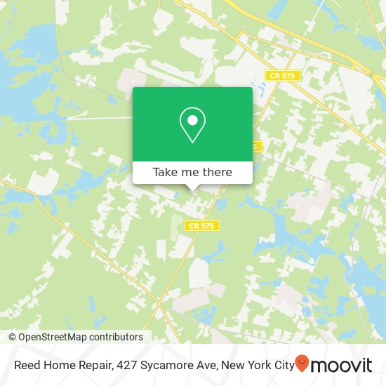 Mapa de Reed Home Repair, 427 Sycamore Ave