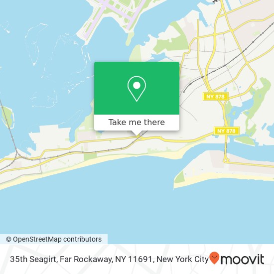 Mapa de 35th Seagirt, Far Rockaway, NY 11691