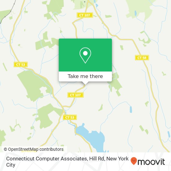 Mapa de Connecticut Computer Associates, Hill Rd