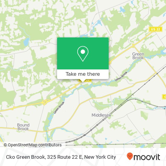 Cko Green Brook, 325 Route 22 E map