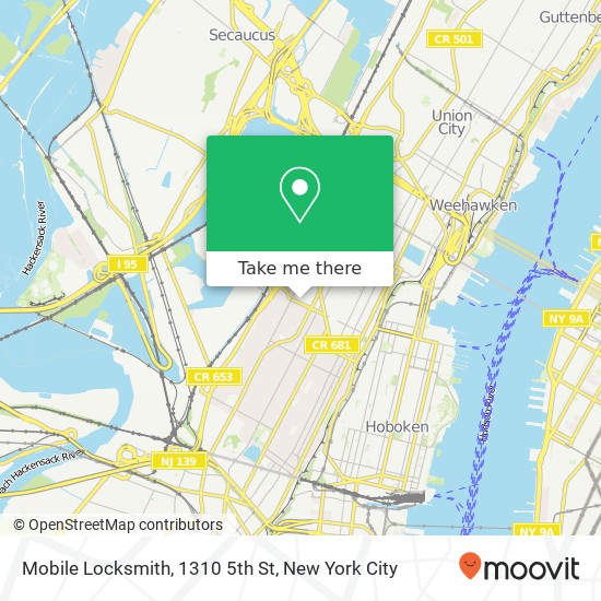 Mobile Locksmith, 1310 5th St map