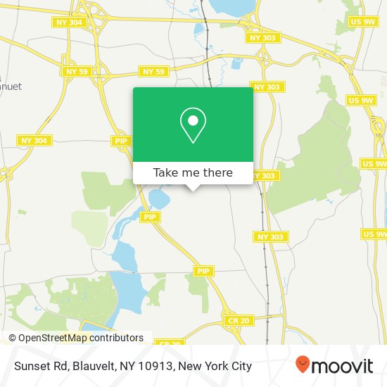 Sunset Rd, Blauvelt, NY 10913 map