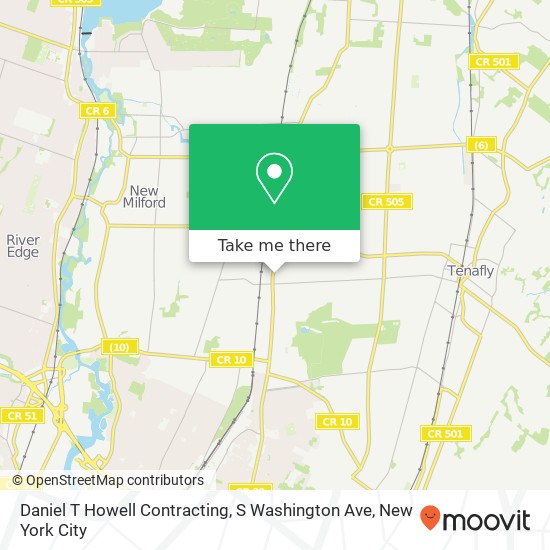 Mapa de Daniel T Howell Contracting, S Washington Ave