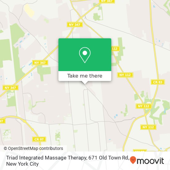Triad Integrated Massage Therapy, 671 Old Town Rd map