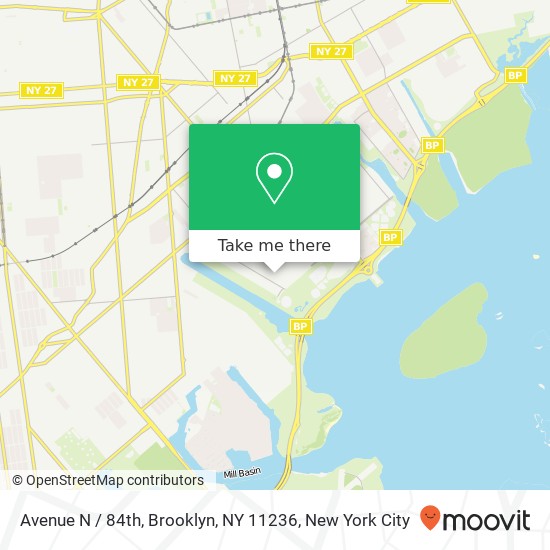 Mapa de Avenue N / 84th, Brooklyn, NY 11236