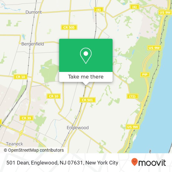501 Dean, Englewood, NJ 07631 map