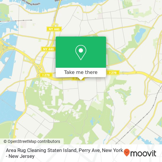 Area Rug Cleaning Staten Island, Perry Ave map