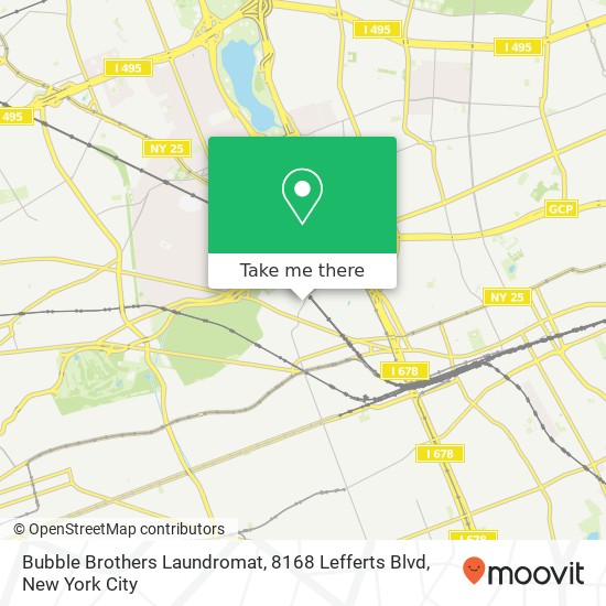 Bubble Brothers Laundromat, 8168 Lefferts Blvd map