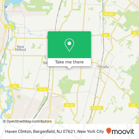 Haven Clinton, Bergenfield, NJ 07621 map