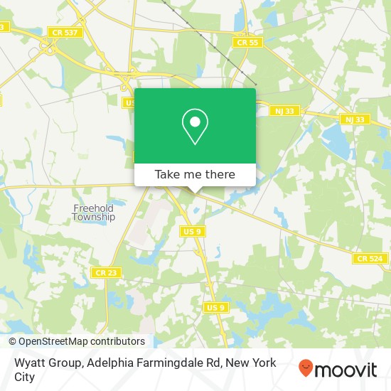 Wyatt Group, Adelphia Farmingdale Rd map