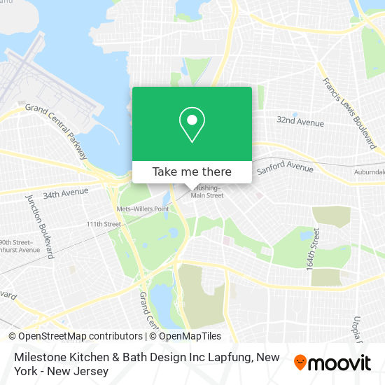 Mapa de Milestone Kitchen & Bath Design Inc Lapfung