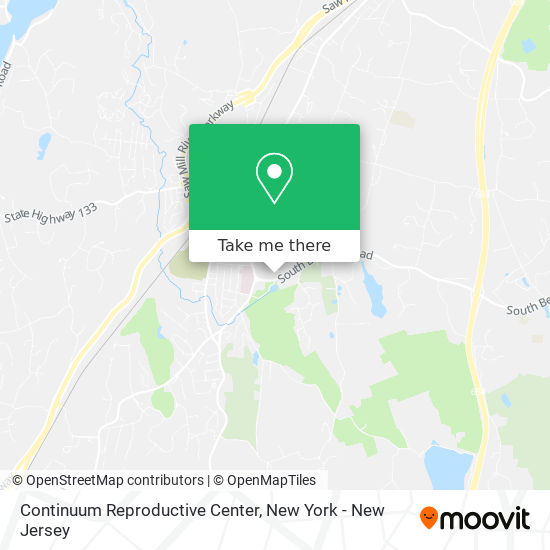 Continuum Reproductive Center map