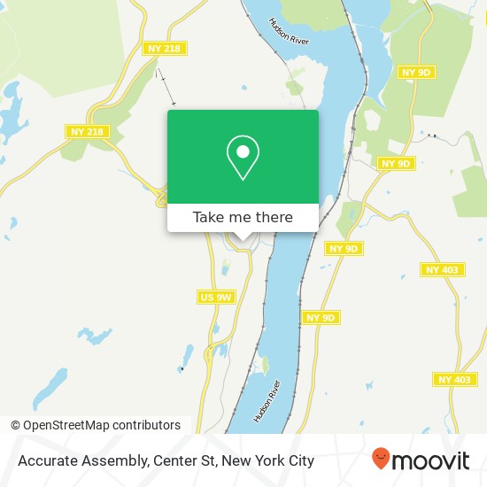 Mapa de Accurate Assembly, Center St