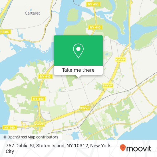 757 Dahlia St, Staten Island, NY 10312 map