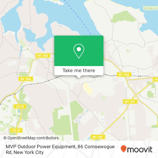 Mapa de MVP Outdoor Power Equipment, 86 Comsewogue Rd