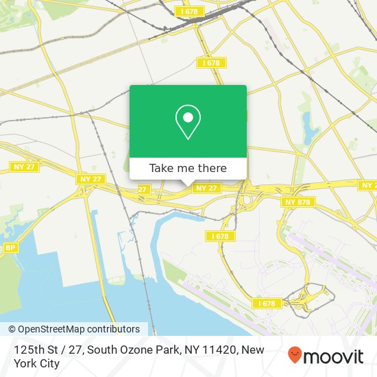 125th St / 27, South Ozone Park, NY 11420 map