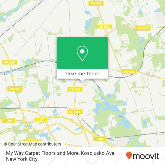 Mapa de My Way Carpet Floors and More, Kosciusko Ave