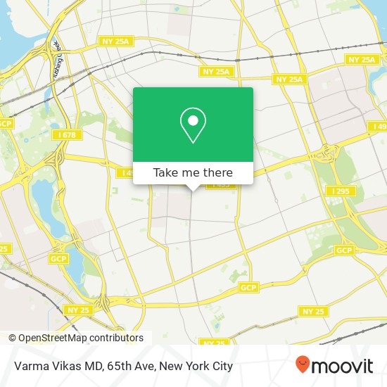 Mapa de Varma Vikas MD, 65th Ave